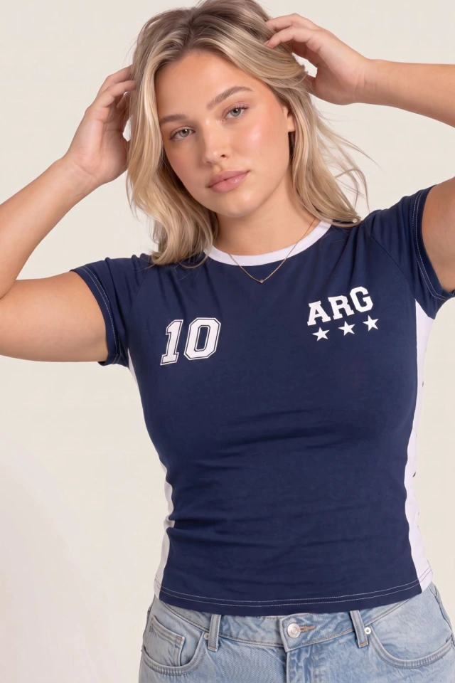 Top lycra combinado Argentina