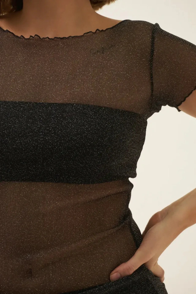 Vestido de tul traslúcido Iconic — imagen 8
