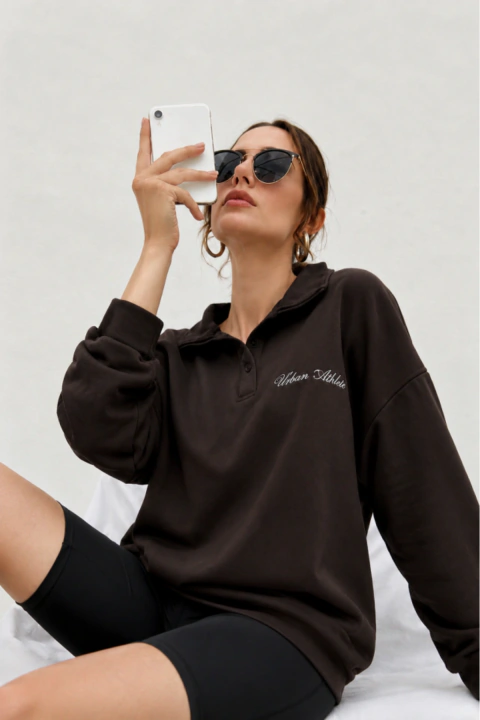 Buzo rustico con cuello Urban