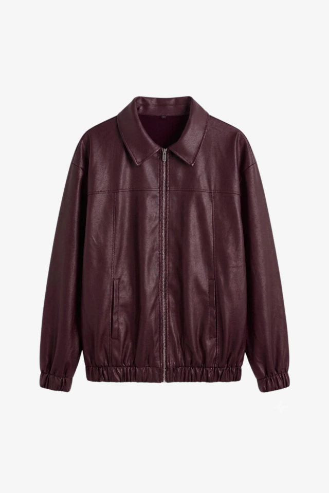 Campera cuerina oversize Keiza
