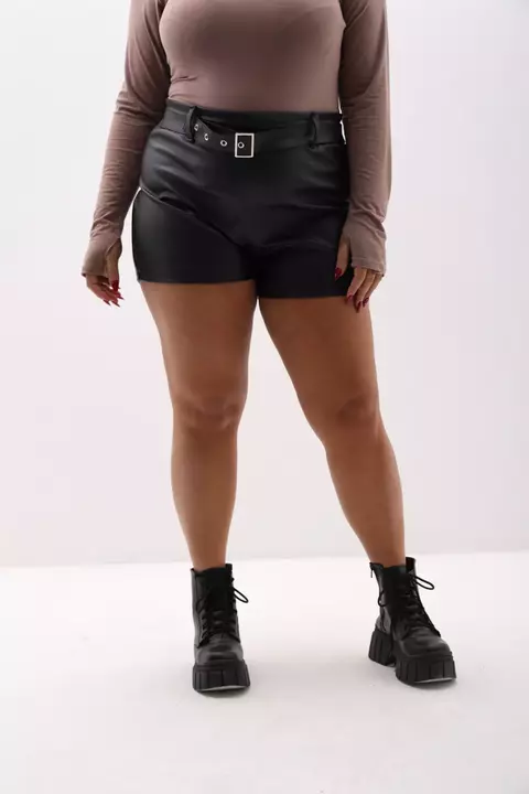 Short de cuerina Chantal - comprar online