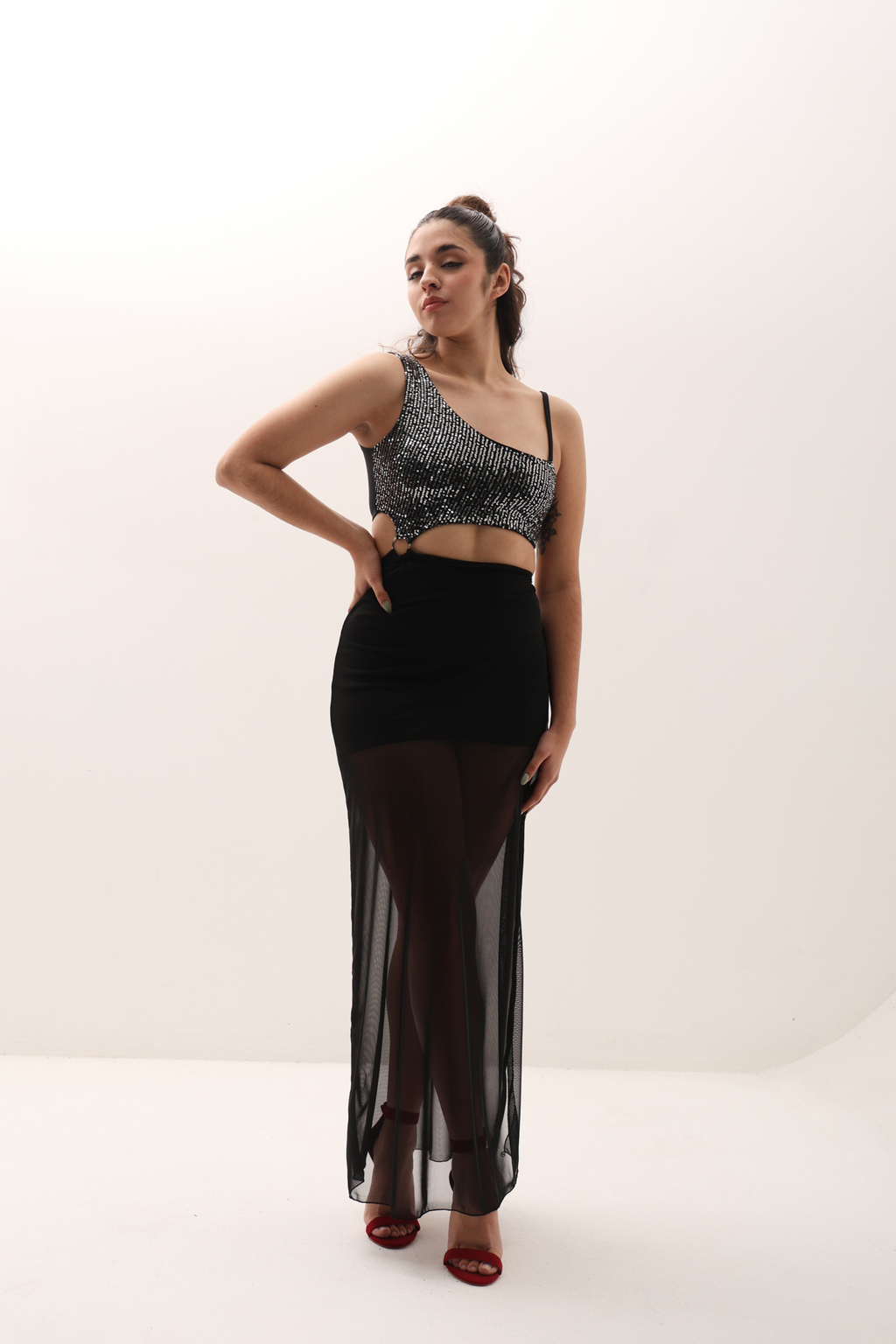 Vestido Zira - Plateado thumbnail 5