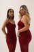 Vestido Maela - Bordo - comprar online