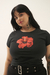 Top Hibiscu - Negro