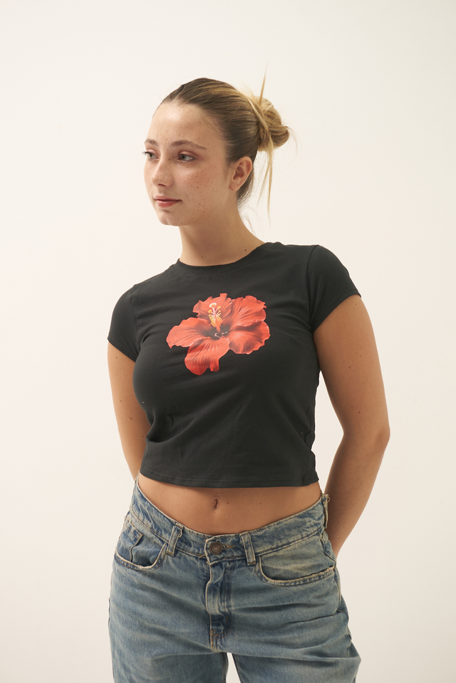 Top Hibiscu - Negro thumbnail 2