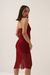 Vestido Maela - Bordo
