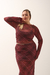 Falda Adachi - Bordo. - comprar online