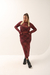 Falda Adachi - Bordo. - tienda online