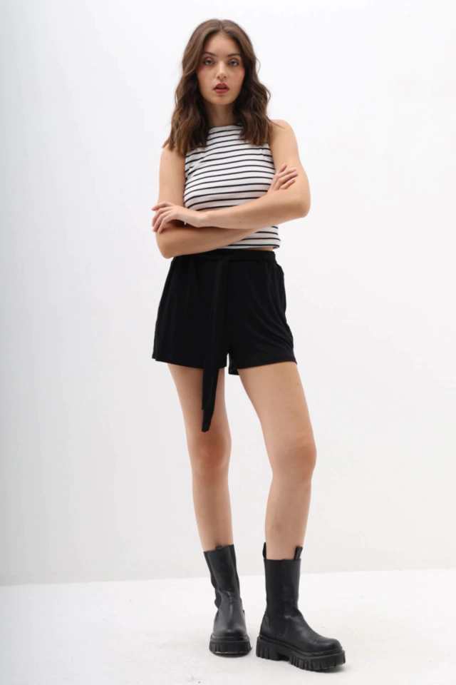 Short de modal con lazo Ivone — imagen 4
