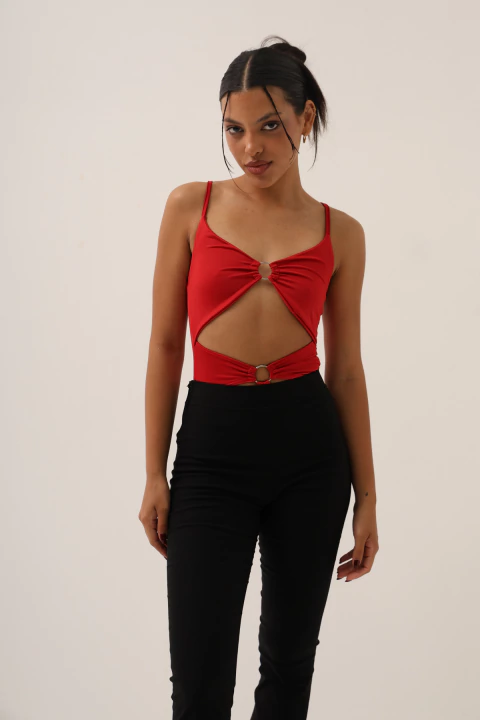 Body de noche con recortes Bahia - comprar online