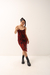 Vestido Trashed - Rojo - comprar online