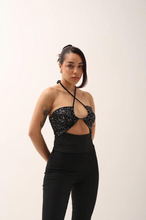 Top de lentejuelas Ragna