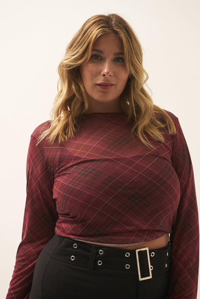 Top Tartan - Bordo thumbnail 2