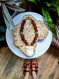 Colar Abacaxou - Santa Miçanga