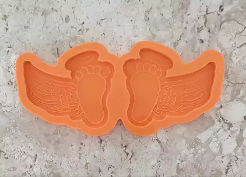 Molde de silicone Pezinho com Asa