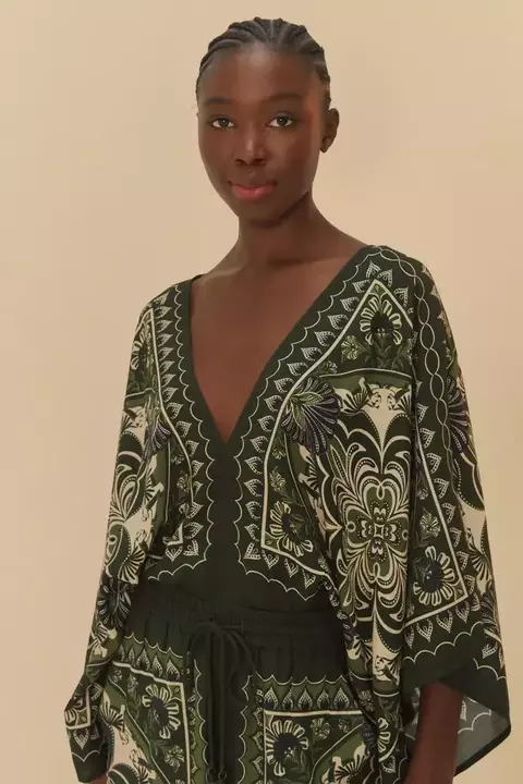 Body Lenço Onça Mística