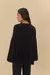Cardigan Tricot Pelinho Preto na internet
