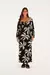 Vestido Longo Manga Coqueirada - comprar online
