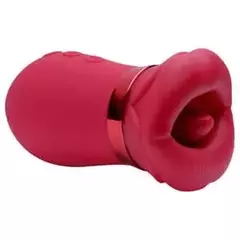 Simulador Sexo Oral Boca 10 Vibrações Sucção