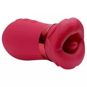 Simulador Sexo Oral Boca 10 Vibrações Sucção