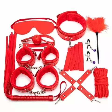 Kit Sado Bondage X Com 10 Itens Youvibe Vipmix