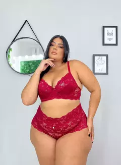 Sutiã Plus Size Renda Francesa S/ Bojo C/ Aro 0312 - comprar online