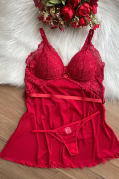 CAMISOLA SENSUAL COM LINDO CAIMENTO - Doce Segredo