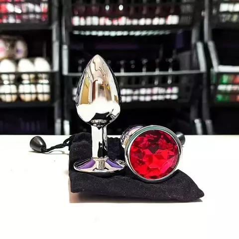 Plug Anal P metal cromado