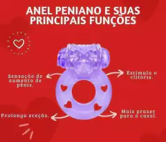 ANEL PENIANO COM VIBRADOR E ESTIMULADOR CLITORIANO na internet