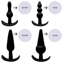 Kit Com 4 Plugs Anais Em Silicone - comprar online