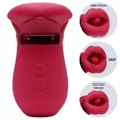 Simulador Sexo Oral Boca 10 Vibrações Sucção - Doce Segredo