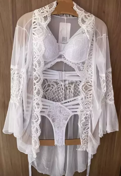 Conjunto rendado sensual