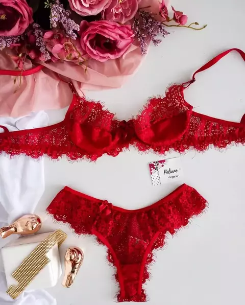 Conjunto renda com aro