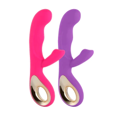 (DB014) Vibrador com Estimulador de Clitóris e Alça - loja online