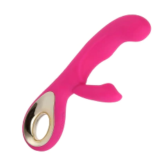 (DB014) Vibrador com Estimulador de Clitóris e Alça - Doce Segredo