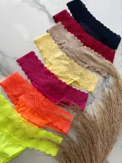 FIO DUPLO MICROFIBRA COM DETALHE DE RENDA