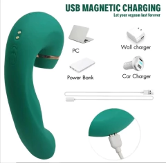 Imagem do (JDY231) Vibrador com Pulsador e Línguinha para Clitóris