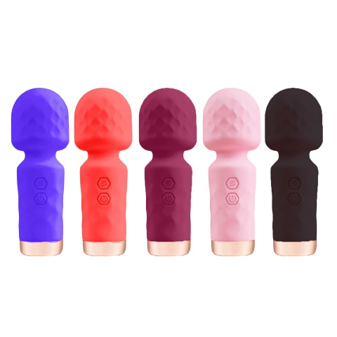 (LB6054) Mini Varinha Mágica Vibratória Texturizada