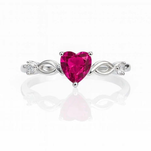 Anel Coração Fúcisa - comprar online