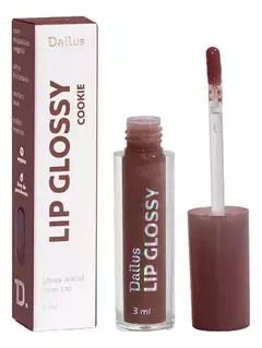 Dailus Lip Glossy - Cookie Acabamento Brilhante Cor Marrom-claro - DELIRIO FEMININO STORE