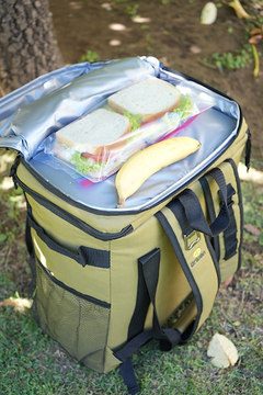 Matera - Bolso + Mochila con aislacion termica Grande - VERDE - tienda online