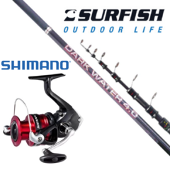 Combo SURFISH/SHIMANO - Dark Water/Sienna
