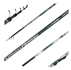 Caña Telescopica Pejerrey CASTER GREEN ARROW 4m Carbono Im7 15-40g - comprar online