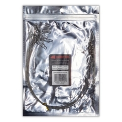 Cable De Acero Leaders Armados CASTER 15cm 20 Lb 10 Unidades