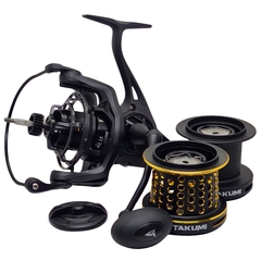 Reel Frontal CASTER TAKUMI 9009 Aluminio Mar Surf Casting 9 Rulemanes Cónico - tienda online