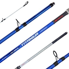 Caña CASTER Titanium 3.90m 3 Tramos Surfcasting Carbono 100-200g