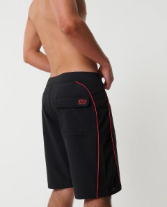 BERMUDA AGUA RIP CURL MIRAGE ARCHIVE BENDER 21 BLACK/RED - loja online