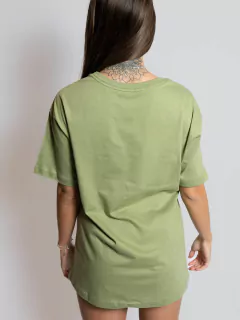 CAMISETA SOUTH TO SOUTH FLOWER VERDE - comprar online