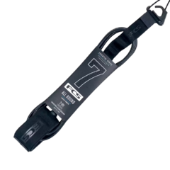 LEASH FCS ALL ROUND 7x7mm - preto