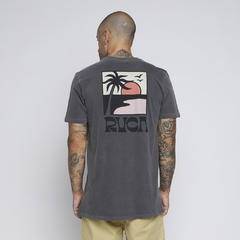 CAMISETA RVCA PALM SET PRETO